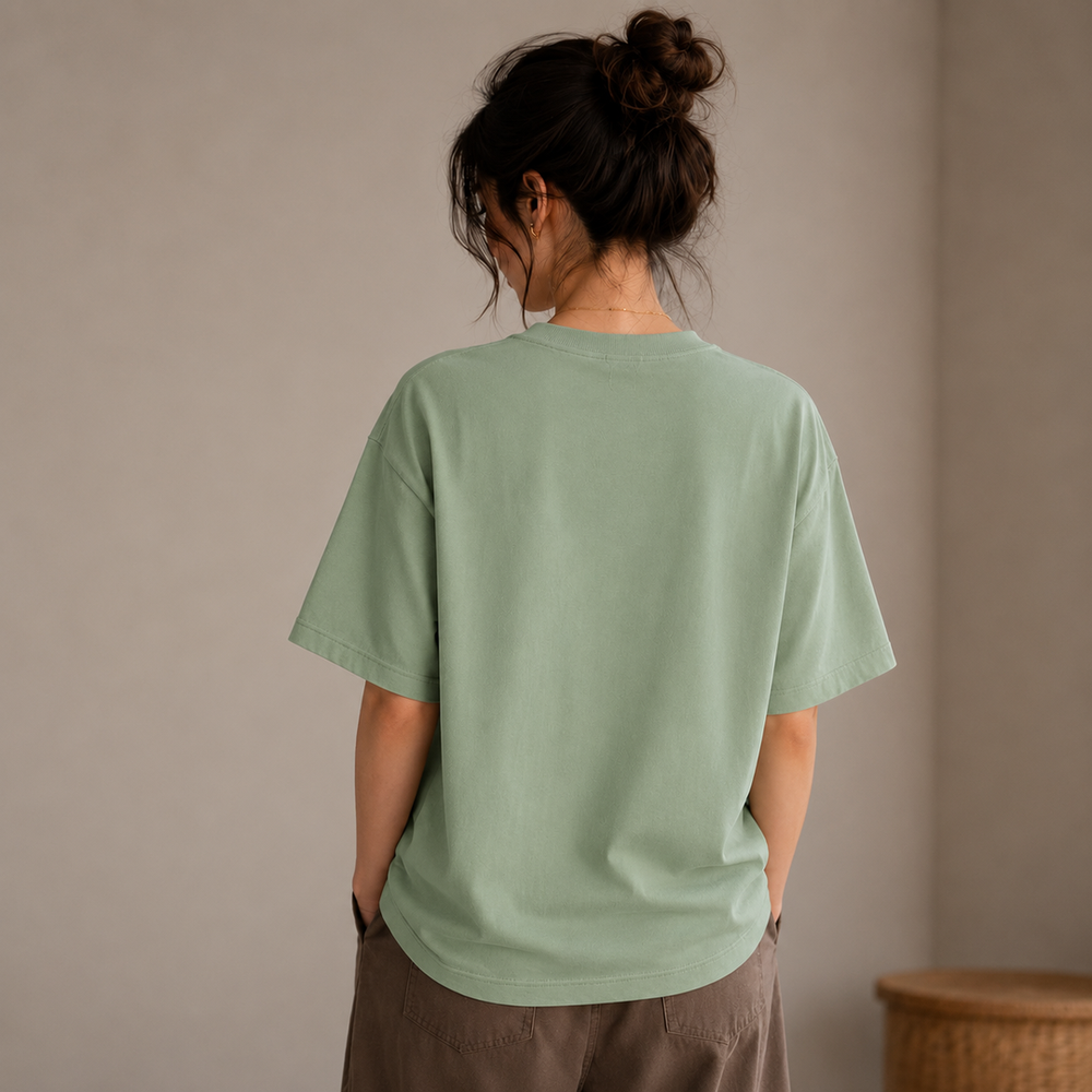 Tokiyo Lifestyle Women Oversized T-Shirt - TOVWO001 - Pista - Image 2