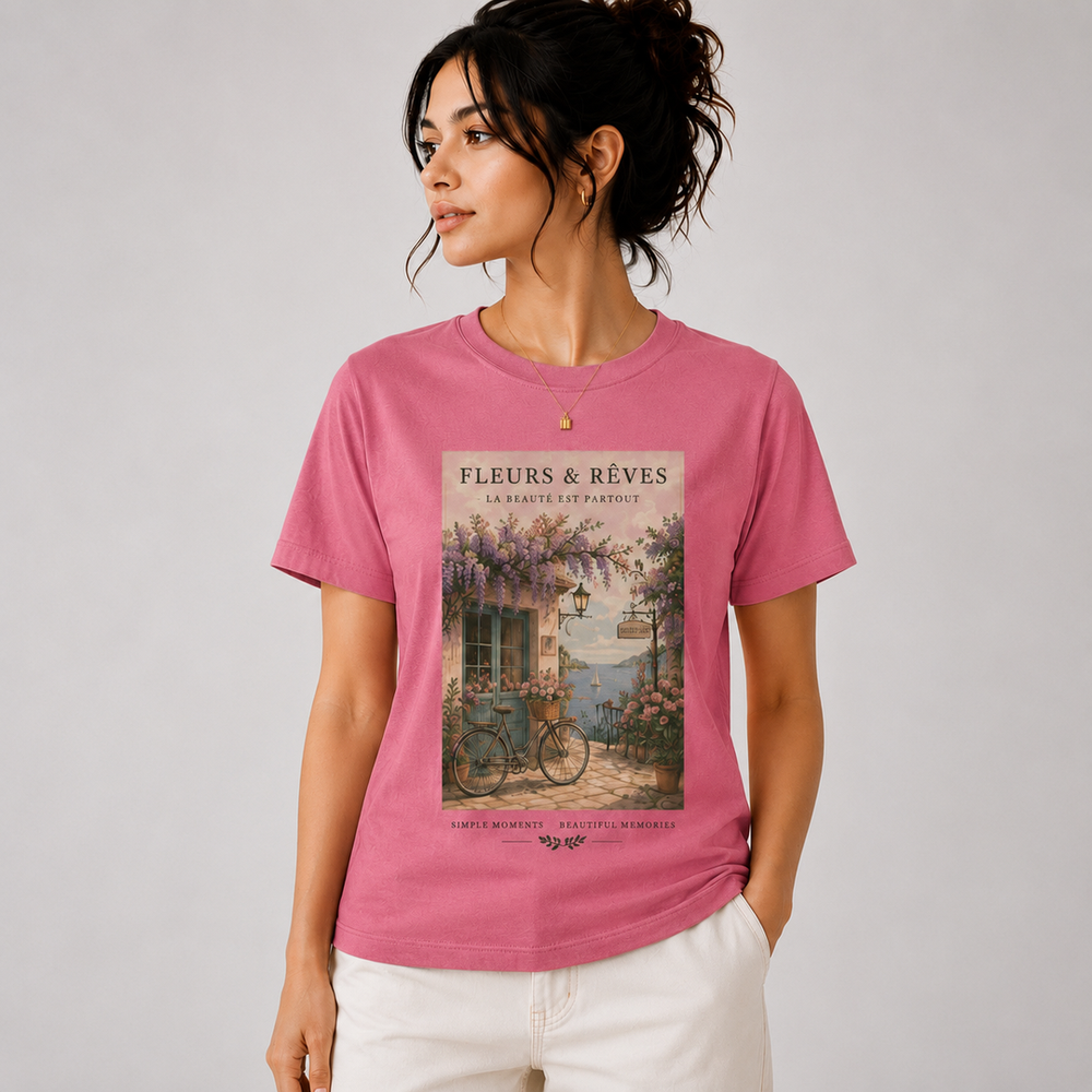 Tokiyo Lifestyle Women Regular T-Shirt - TRTWO004 - Onion Pink - Image 1