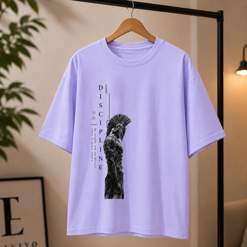 Tokiyo Lifestyle Oversized T-Shirt - TOTM016 - Lavender