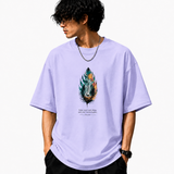 Tokiyo Lifestyle Oversized T-Shirt - TOTM017 - Lavender