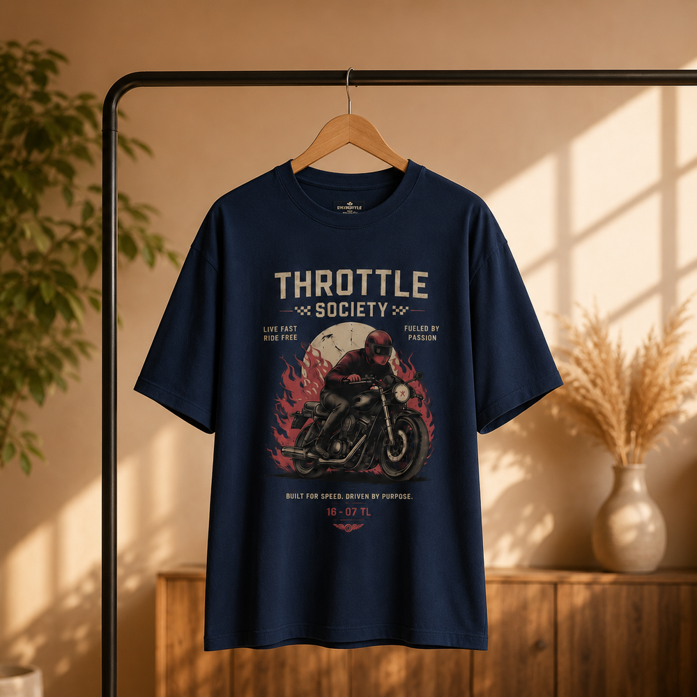 Tokiyo Lifestyle Oversized T-Shirt - TOTM039 - Airforce