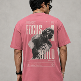 Tokiyo Lifestyle Oversized T-Shirt - TOTM011 - Onion-Pink - Image 2