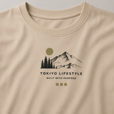Tokiyo Lifestyle Regular T-Shirt - TRTM008 - Beige - Image 3
