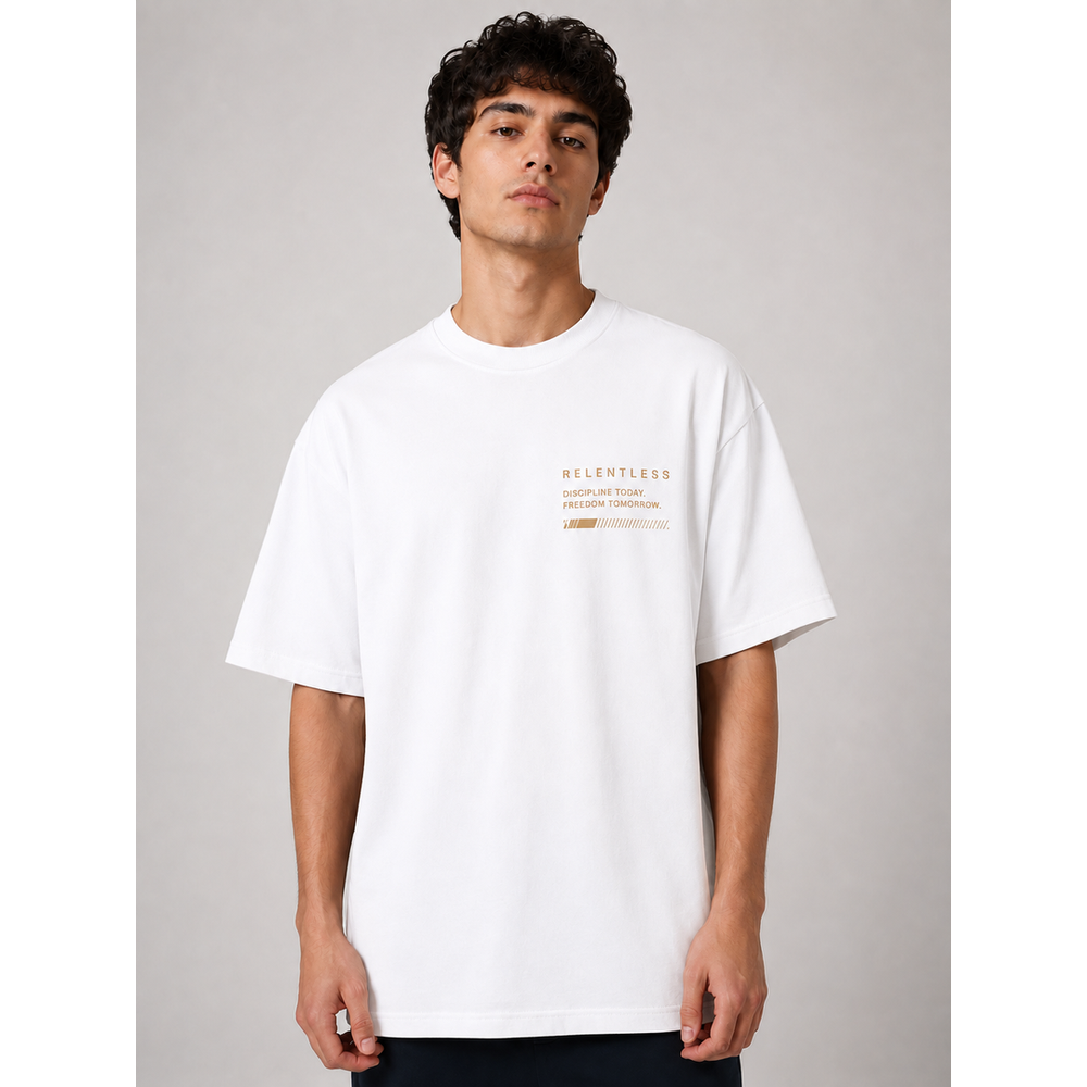 Tokiyo Lifestyle Oversized T-Shirt - TOTM013 - White