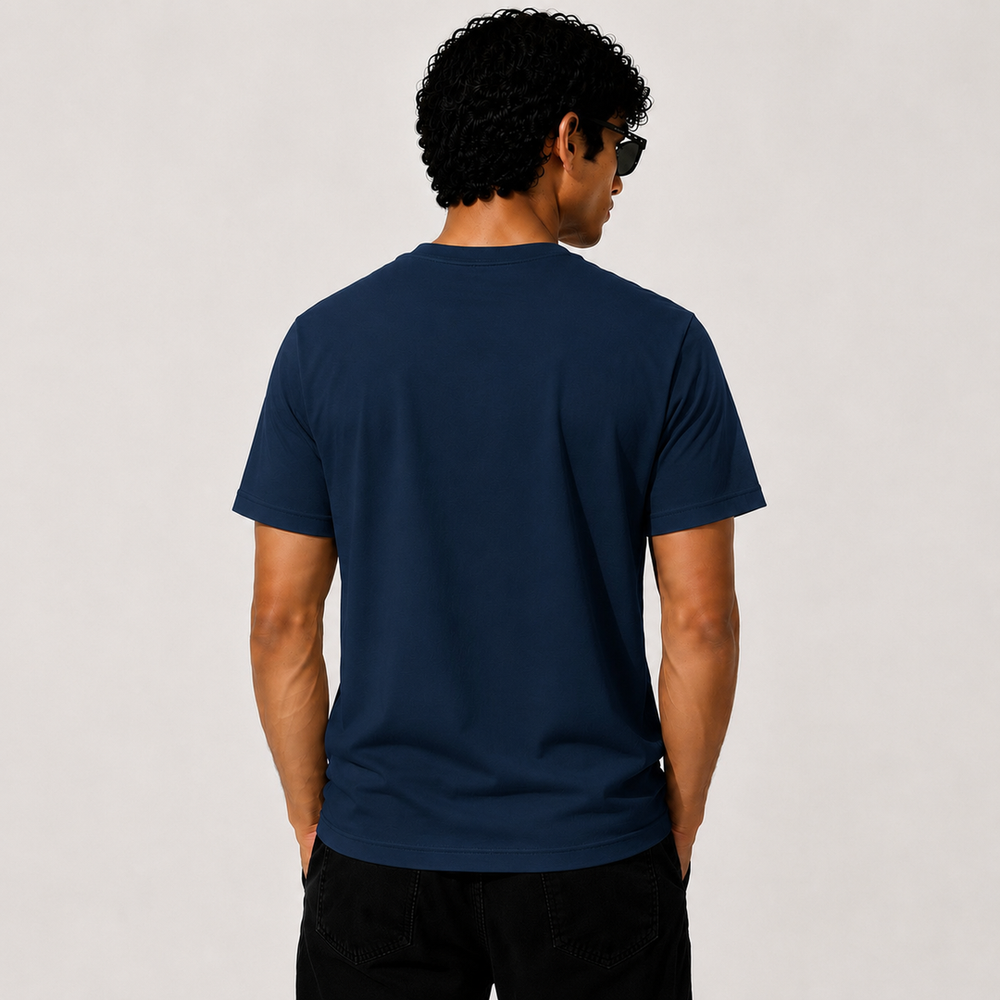 Tokiyo Lifestyle Regular T-Shirt - TRTM002 - Airforce - Image 2
