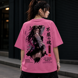 Tokiyo Lifestyle Women Oversized T-Shirt - TOVWO003 - Onion-Pink - Image 2