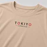 Tokiyo Lifestyle Women Oversized T-Shirt - TOVWO003 - Beige - Image 3