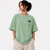 Tokiyo Lifestyle Women Oversized T-Shirt - TOVWO007 - Pista - Image 1