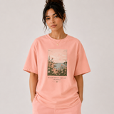 Tokiyo Lifestyle Women Oversized T-Shirt - TOVWO008 - Peach - Image 1