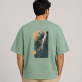 Tokiyo Lifestyle Oversized T-Shirt - TOTM006 - Pista - Image 2