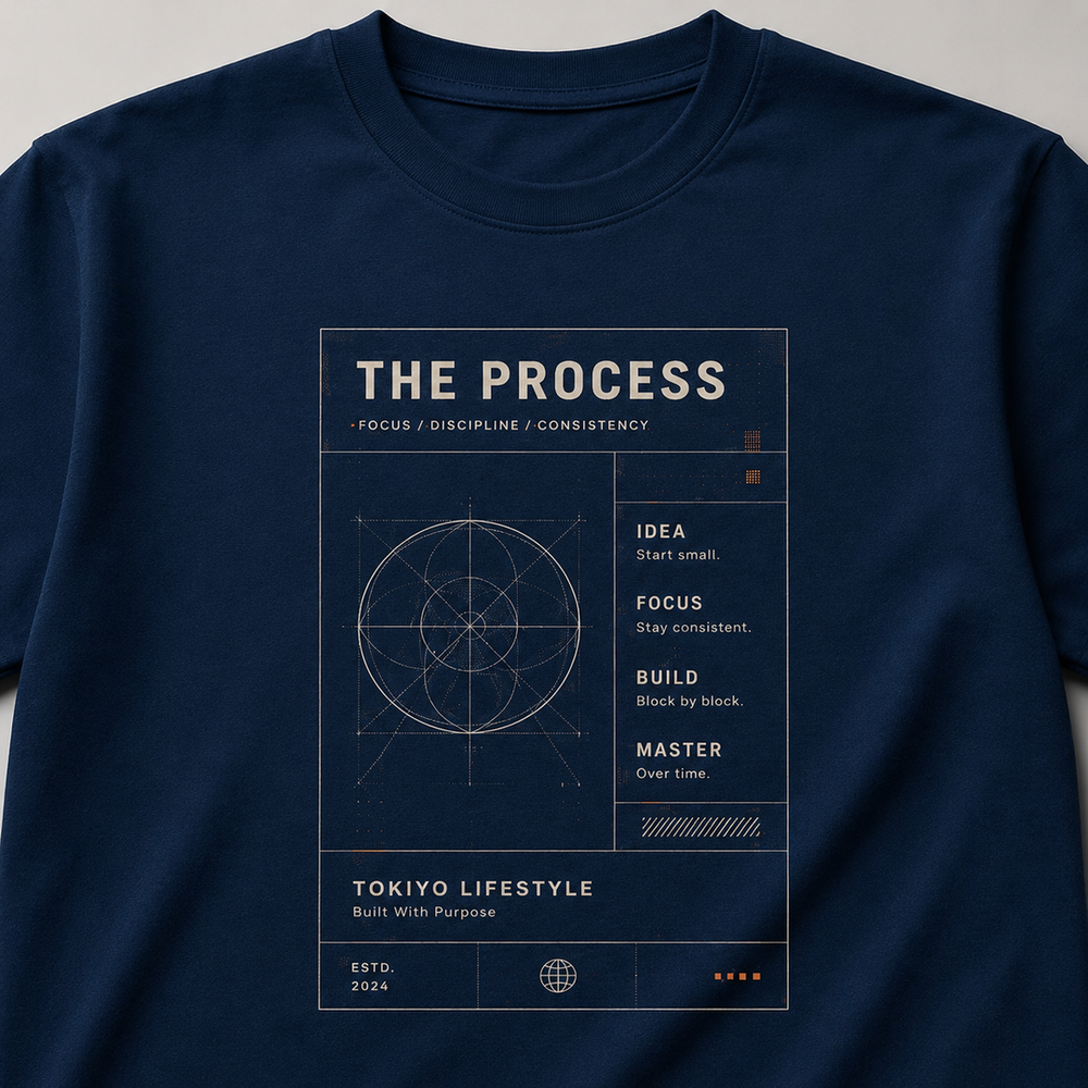 Tokiyo Lifestyle Regular T-Shirt - TRTM001 - Airforce - Image 3