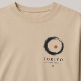Tokiyo Lifestyle Oversized T-Shirt - TOTM009 - Beige - Image 3