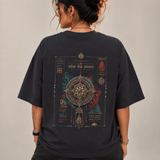 Tokiyo Lifestyle Women Oversized T-Shirt - TOVWO009 - Dgrey - Image 2