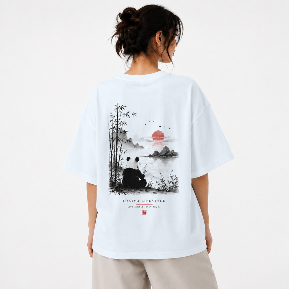 Tokiyo Lifestyle Women Oversized T-Shirt - TOVWO013 - White - Image 2