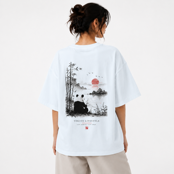 Tokiyo Lifestyle Women Oversized T-Shirt - TOVWO013 - White - Image 2