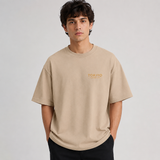 Tokiyo Lifestyle Oversized T-Shirt - TOTM006 - Beige - Image 1