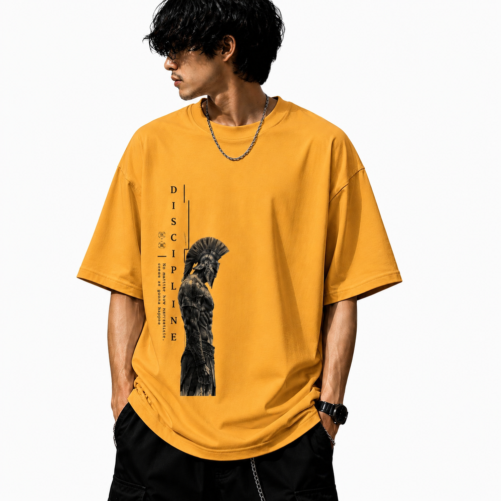 Tokiyo Lifestyle Oversized T-Shirt - TOTM016 - Mustard