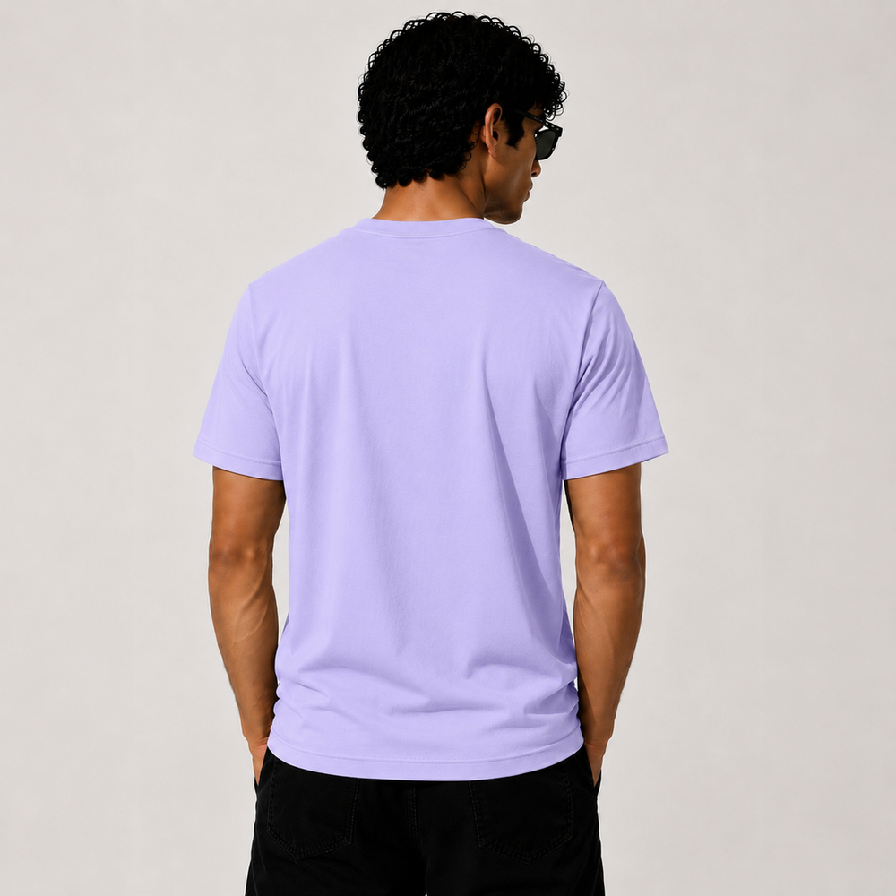 Tokiyo Lifestyle Regular T-Shirt - TRTM002 - Lavender - Image 2