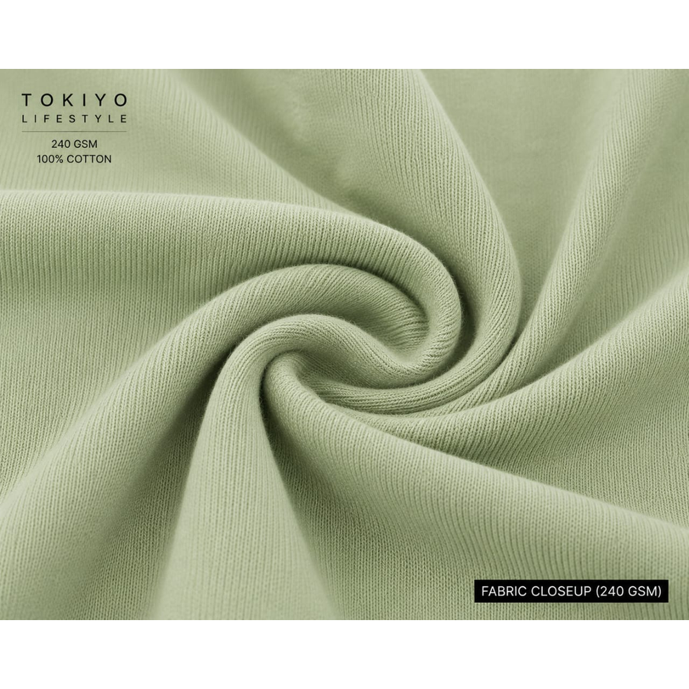 Tokiyo Lifestyle Oversized T-Shirt - TOTM016 - Pista