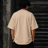 Tokiyo Lifestyle Oversized T-Shirt - TOTM016 - Beige