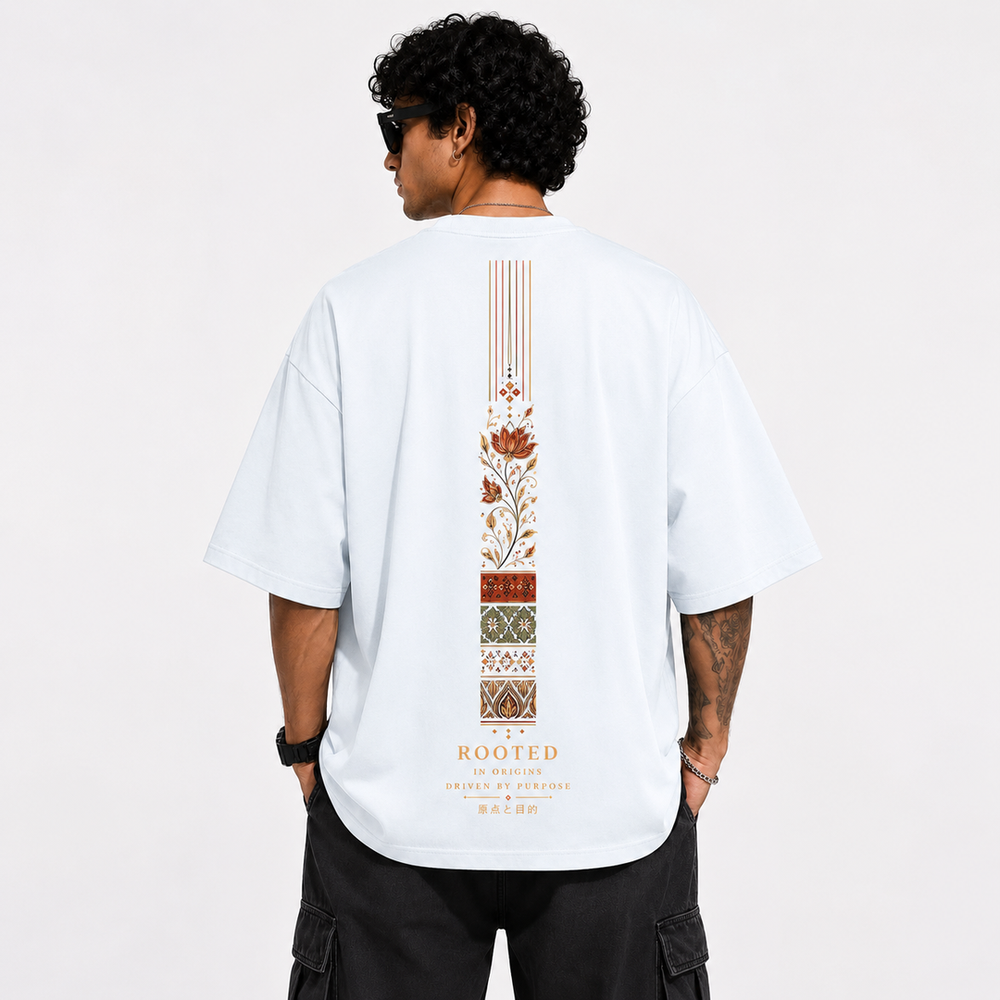 Tokiyo Lifestyle Oversized T-Shirt - TOTM024 - White
