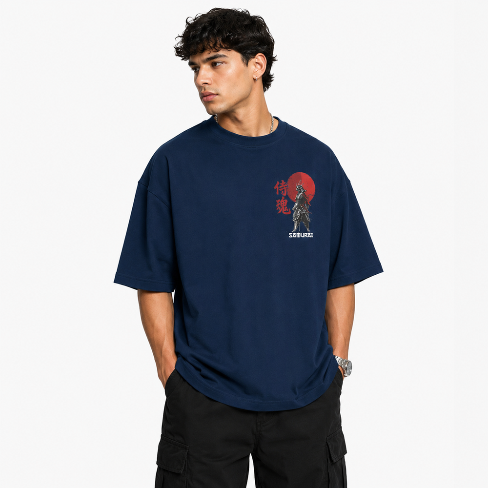 Tokiyo Lifestyle Oversized T-Shirt - TOTM027 - Airforce