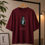 Tokiyo Lifestyle Oversized T-Shirt - TOTM017 - Wine