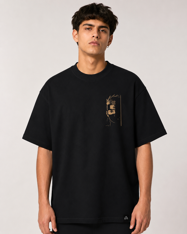 Tokiyo Lifestyle Oversized T-Shirt - TOTM004 - Black - Image 1
