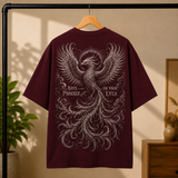 Tokiyo Lifestyle Oversized T-Shirt - TOTM032 - Wine