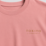 Tokiyo Lifestyle Oversized T-Shirt - TOTM008 - Peach - Image 3