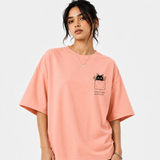 Tokiyo Lifestyle Women Oversized T-Shirt - TOVWO007 - Peach - Image 1