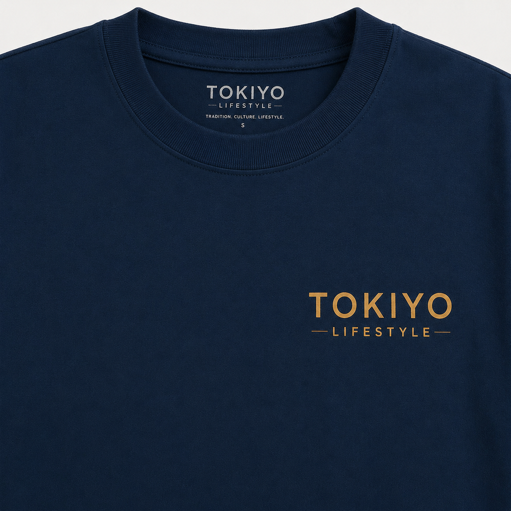 Tokiyo Lifestyle Oversized T-Shirt - TOTM006 - Airforce - Image 3