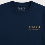 Tokiyo Lifestyle Oversized T-Shirt - TOTM006 - Airforce - Image 3