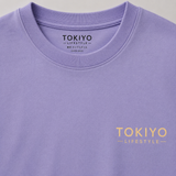 Tokiyo Lifestyle Oversized T-Shirt - TOTM010 - Lavender - Image 3
