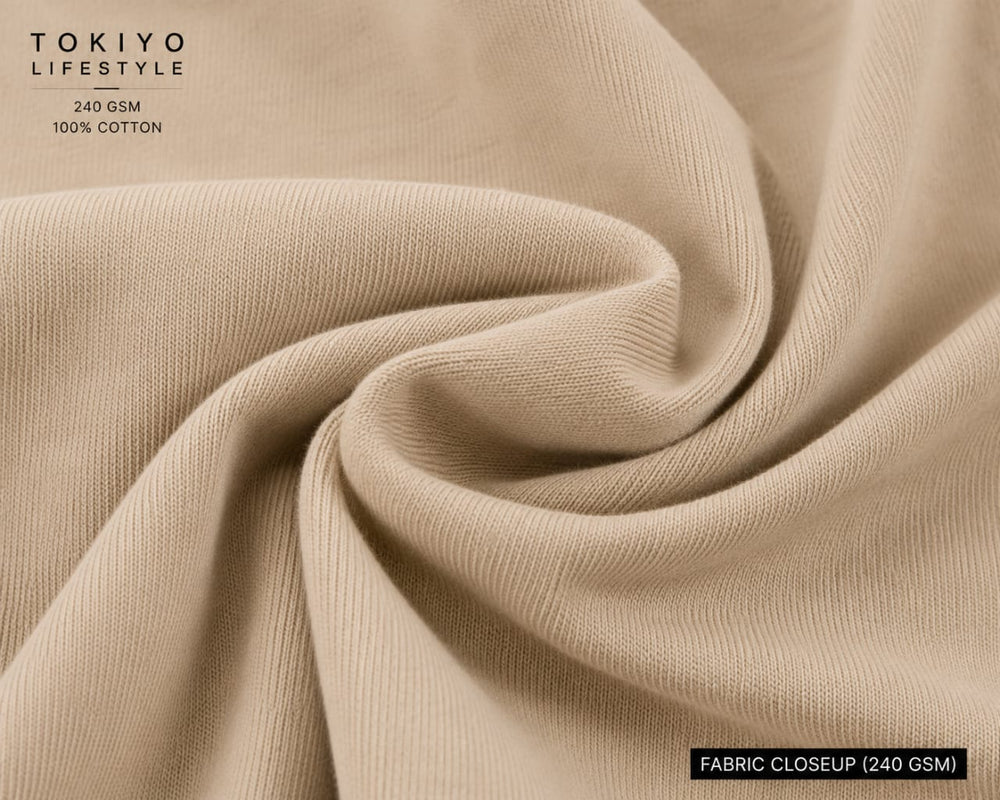 Tokiyo Lifestyle Women Oversized T-Shirt - TOVWO023 - Beige