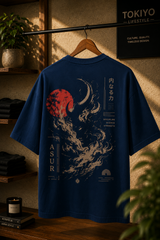 Tokiyo Lifestyle Oversized T-Shirt - TOTM028 - Airforce