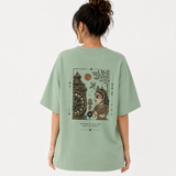 Tokiyo Lifestyle Women Oversized T-Shirt - TOVWO014 - Pista - Image 2