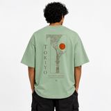 Tokiyo Lifestyle Oversized T-Shirt - TOTM021 - Pista