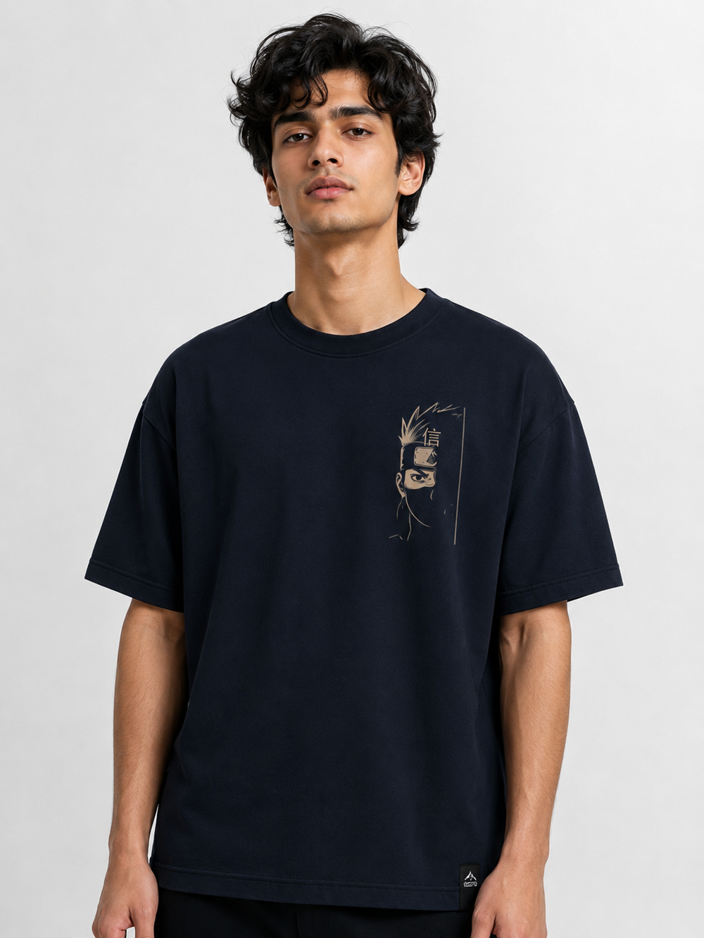 Tokiyo Lifestyle Oversized T-Shirt - TOTM004 - Airforce - Image 1
