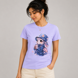Tokiyo Lifestyle Women Regular T-Shirt - TRTWO002 - Lavender - Image 1