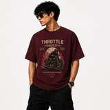 Tokiyo Lifestyle Oversized T-Shirt - TOTM039 - Wine