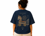 Tokiyo Lifestyle Women Oversized T-Shirt - TOVWO023 - Airforce