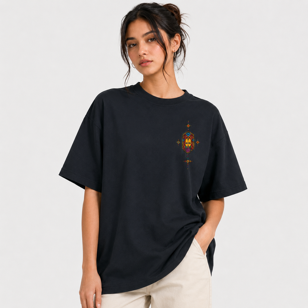 Tokiyo Lifestyle Women Oversized T-Shirt - TOVWO020 - Black - Image 1