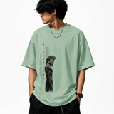 Tokiyo Lifestyle Oversized T-Shirt - TOTM016 - Pista