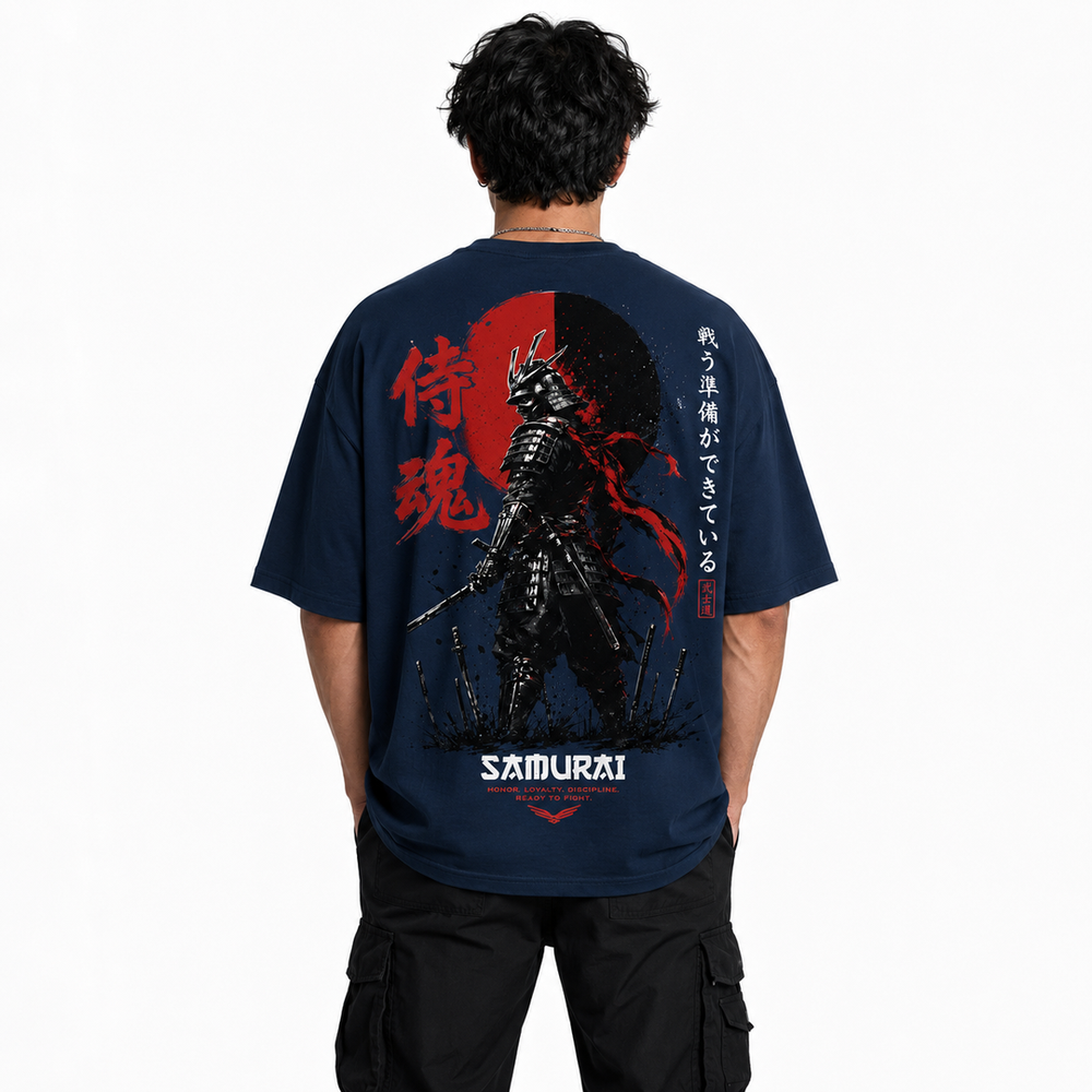 Tokiyo Lifestyle Oversized T-Shirt - TOTM027 - Airforce