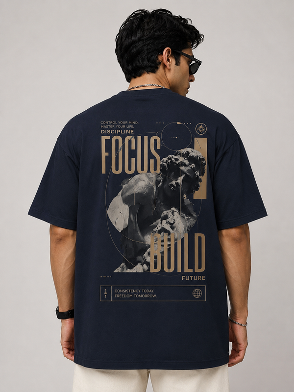 Tokiyo Lifestyle Oversized T-Shirt - TOTM011 - Airforce - Image 2