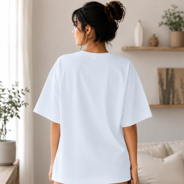 Tokiyo Lifestyle Women Oversized T-Shirt - TOVWO005 - White - Image 2