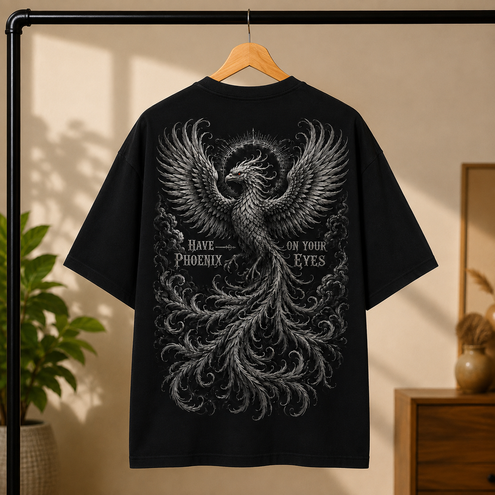 Tokiyo Lifestyle Oversized T-Shirt - TOTM032 - Black
