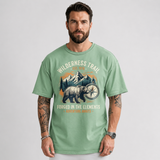 Tokiyo Lifestyle Oversized T-Shirt - TOTM005 - Pista - Image 1