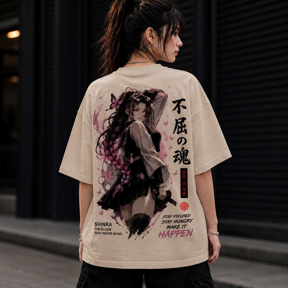 Tokiyo Lifestyle Women Oversized T-Shirt - TOVWO003 - Beige - Image 2